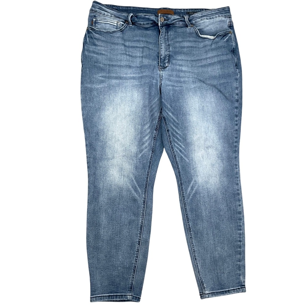 Judy Blue LA Jeans Womens 22W Blue Fade JB88679 Skinny Fit Stretch Denim Comfort